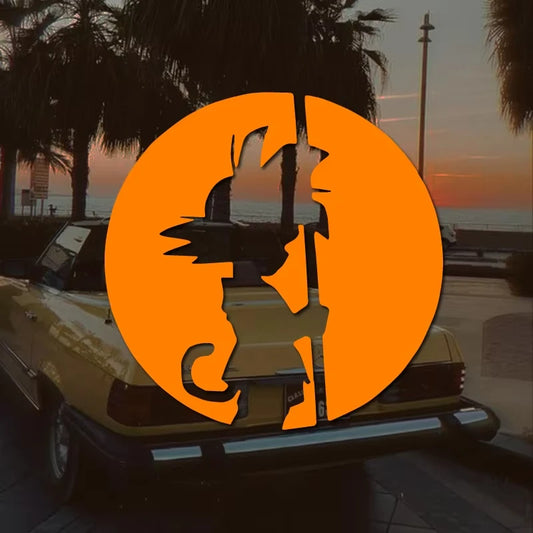 For Cartoon Lover Sticker Goku Stickers Creative Fashion Decal