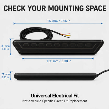 12V Fire F1 Brake Bar Flashing Steady Rear Tail