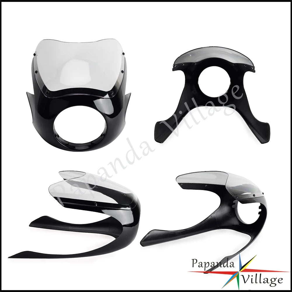 For Honda Cb Cm Cl Gl Cafe Racer 6.25 Headlight Half Fairing Cx