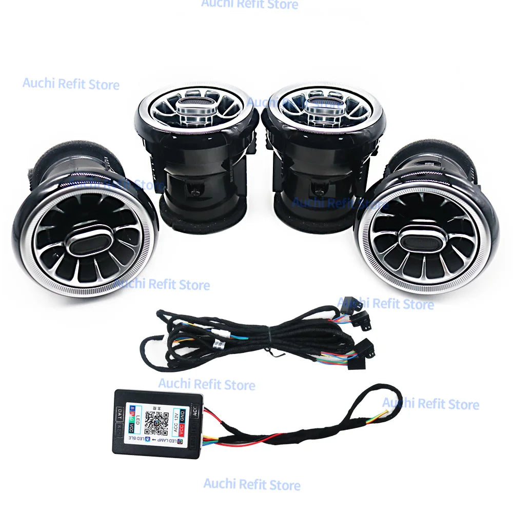 For Audi Q2 2017-2023 256 Colour Vent Interior Turbine Air