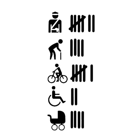 18CM Motorcycle Sticker Stroke List Tally Tuning Sunscreen