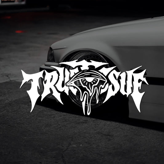 Trust Issue Jdm Vinyl Sticker Front Rear Windshield Waterproof