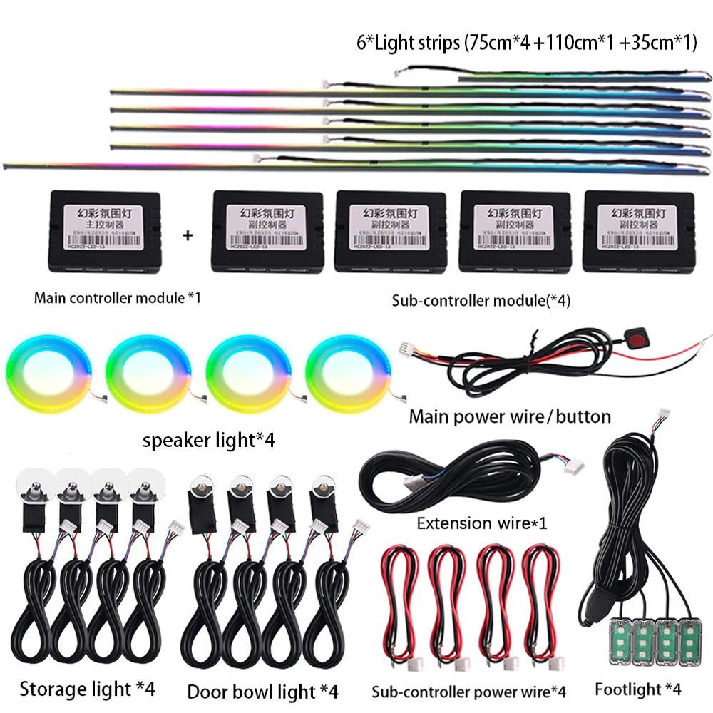 In 22IN RGB Symphony Atmosphere Strip Interior Acrylic Guide