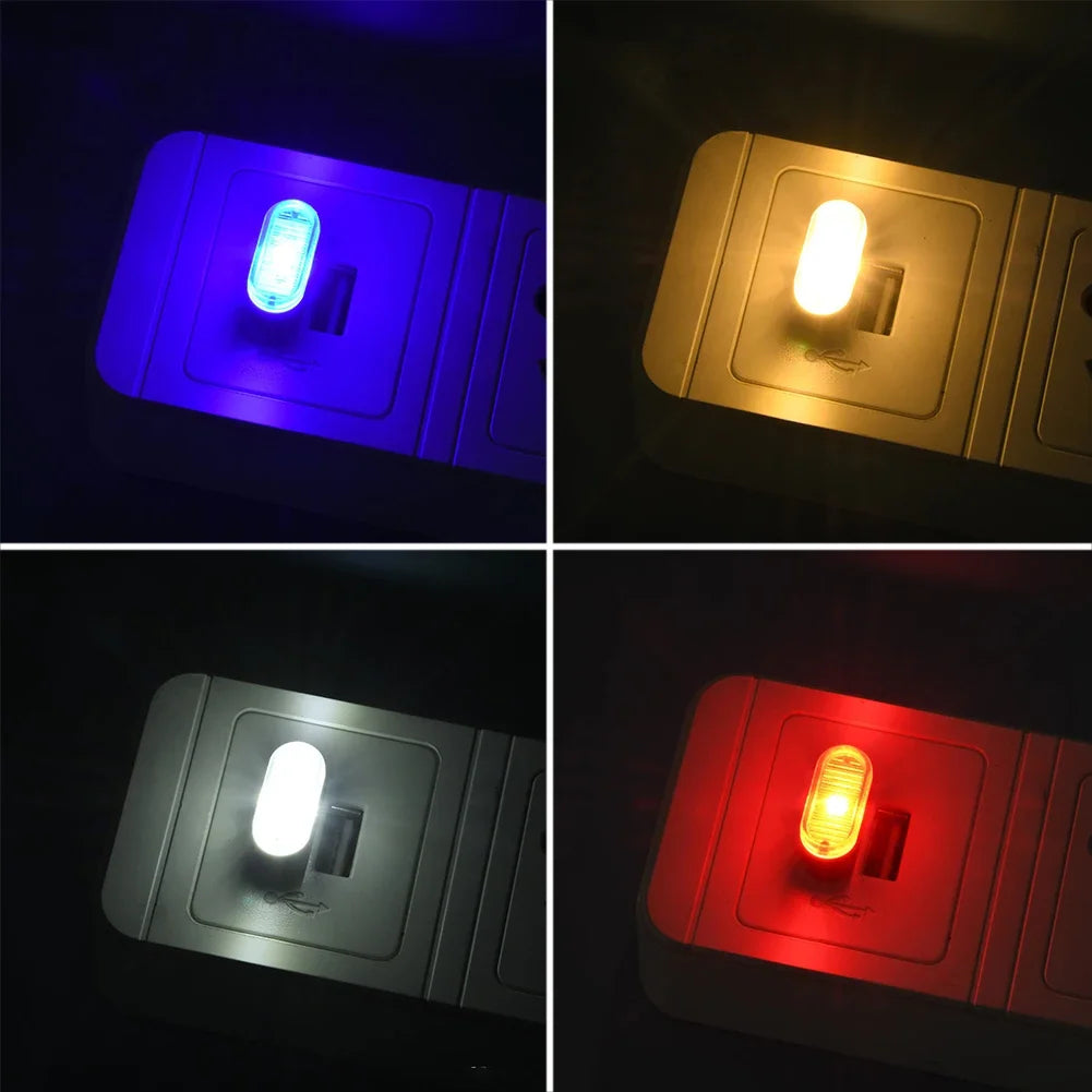 1PC MINI USB Atmosphere Interior Neon Emergency Lighting Portable