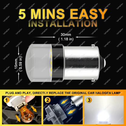 1156 ba15s 1157 bay15d Bulbs Turn Signal Reverse Brake