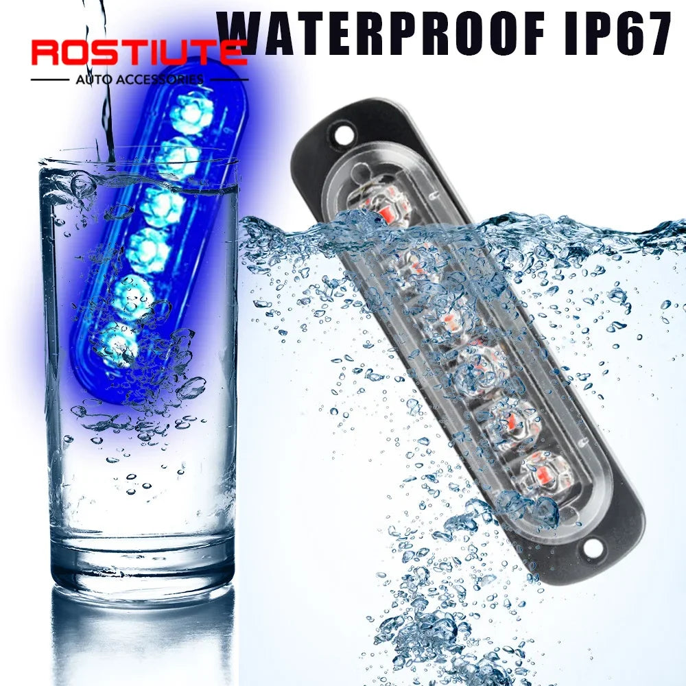 For Off-Road 12V 24 Grille Strobe Wireless Control Warning