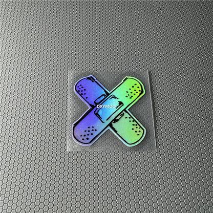 For Laptop Computer Case Trunk Auto Croass Band Aid Stickers