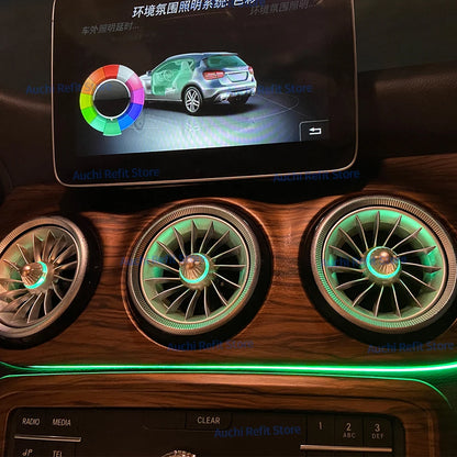 For Mercedes Benz W176 W117 X156 256 Color Vents W246 Cla Gla A