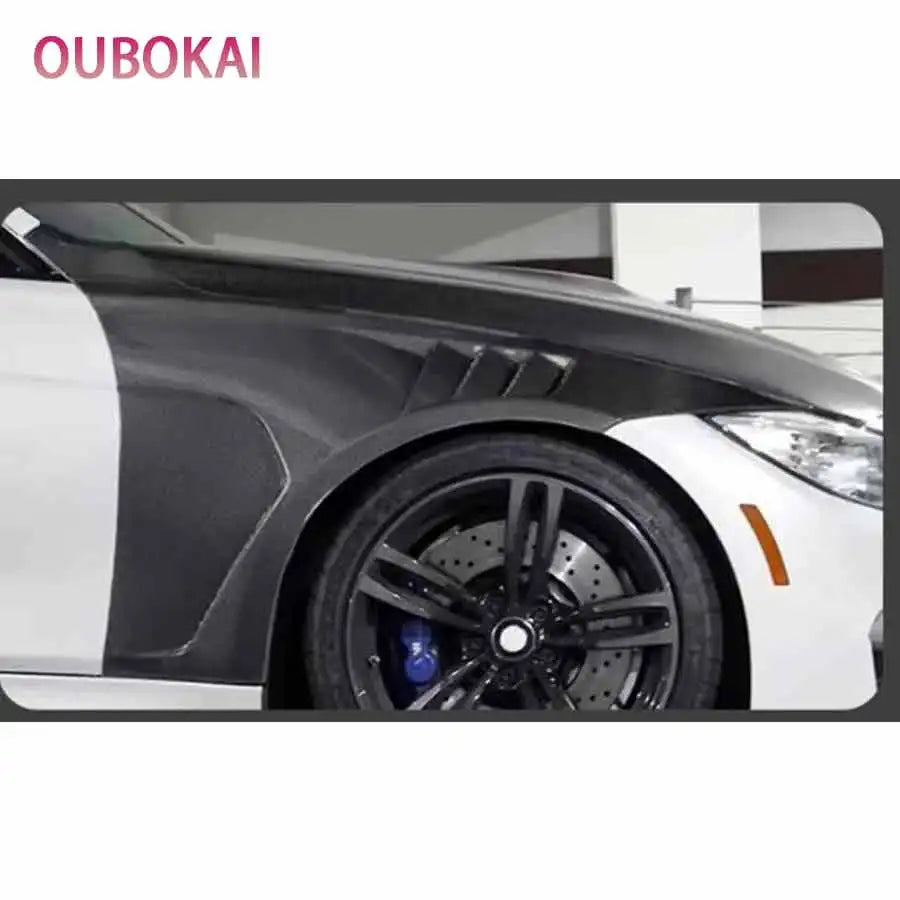 For BMW M3 M4 F80 F82 F83 2014-2020 Carbon Fiber Fender Retrofit