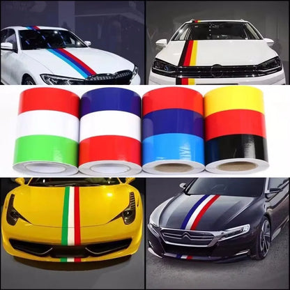 For Three Color National Flag Sticker Sticker Color Side Hood