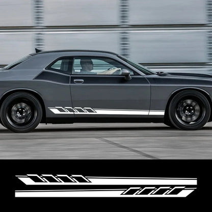 For Dodge Challenger Avenger Caliber Long Stripe Sticker Door