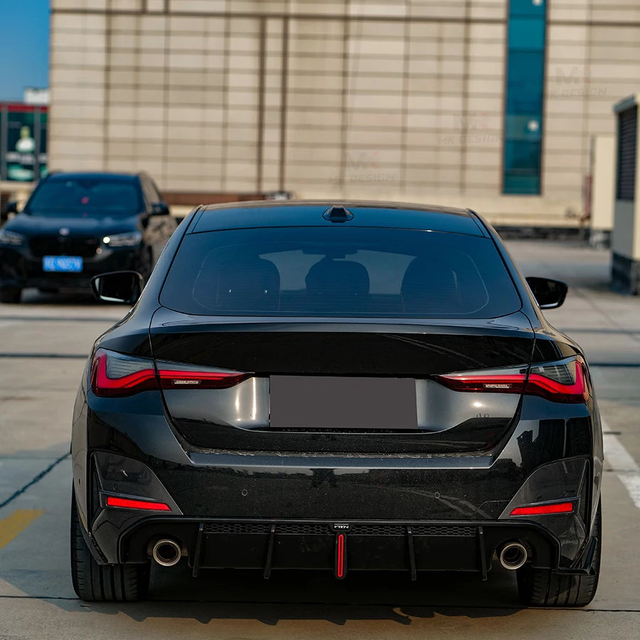 For BMW 4 Series G26 Sedan Vten Pp Rear Diffuser W 2021 Bumper