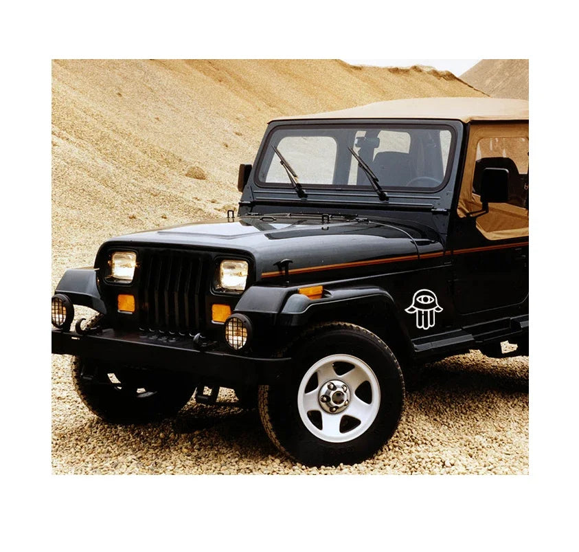 Sticker Off Road Hamsa Hand Decal Waterproof Window Pvc