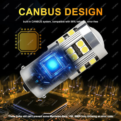 Canbus 1200LM 1156 ba15s 1157 bay15d Bulb Turn Signal