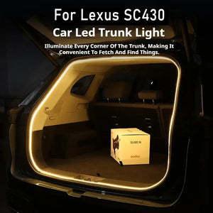 For Lexus SC430 Auto Interior Accessory Rear Trunk Bar Strips