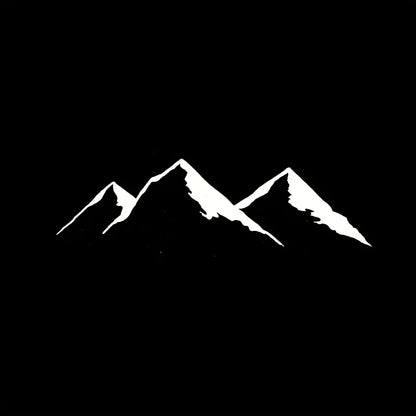 1PC Mountain Range Waterproof Removable Vinyl Sticker Trunk