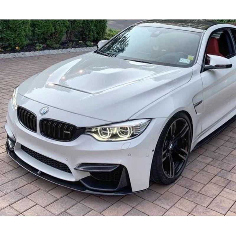 For BMW 3 Series F30 Look 4PCS 2012 2018 M3 Front Lip Bumper