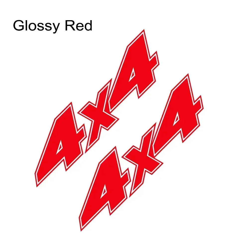 Sticker 2PCS Door Side Decal Pickup Rear 4X4 Vinyl