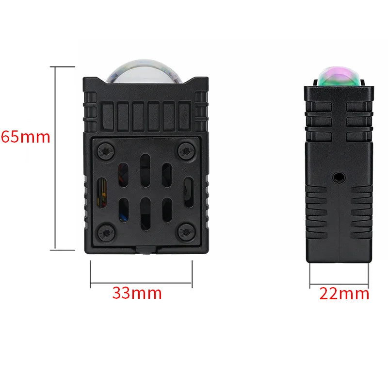 ultra-thin Grille Spotlights Flash Auxiliary White Yellow Truck