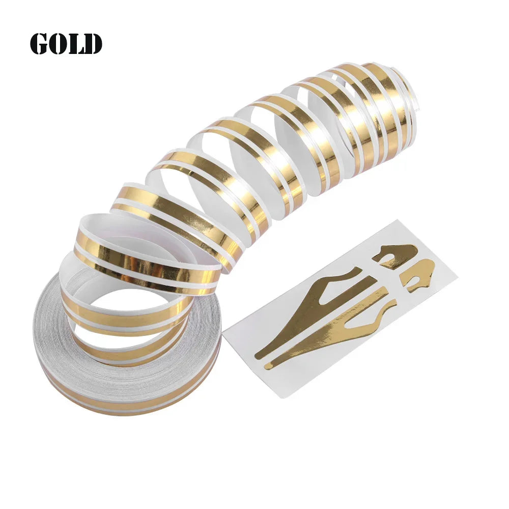Roll Multicolor Striping Pin Stripe Steamline Double Line Tape