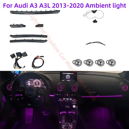 For Audi A3 A3L 2013-2020 Atmosphere Ambient Interior Lighting