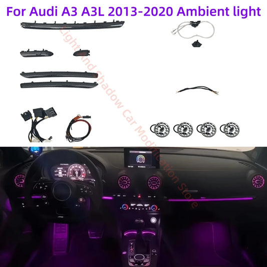 For Audi A3 A3L 2013-2020 Atmosphere Ambient Interior Lighting