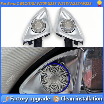 For Mercedes Benz C Glc S Colors 4D Rotating Tweeter Speaker