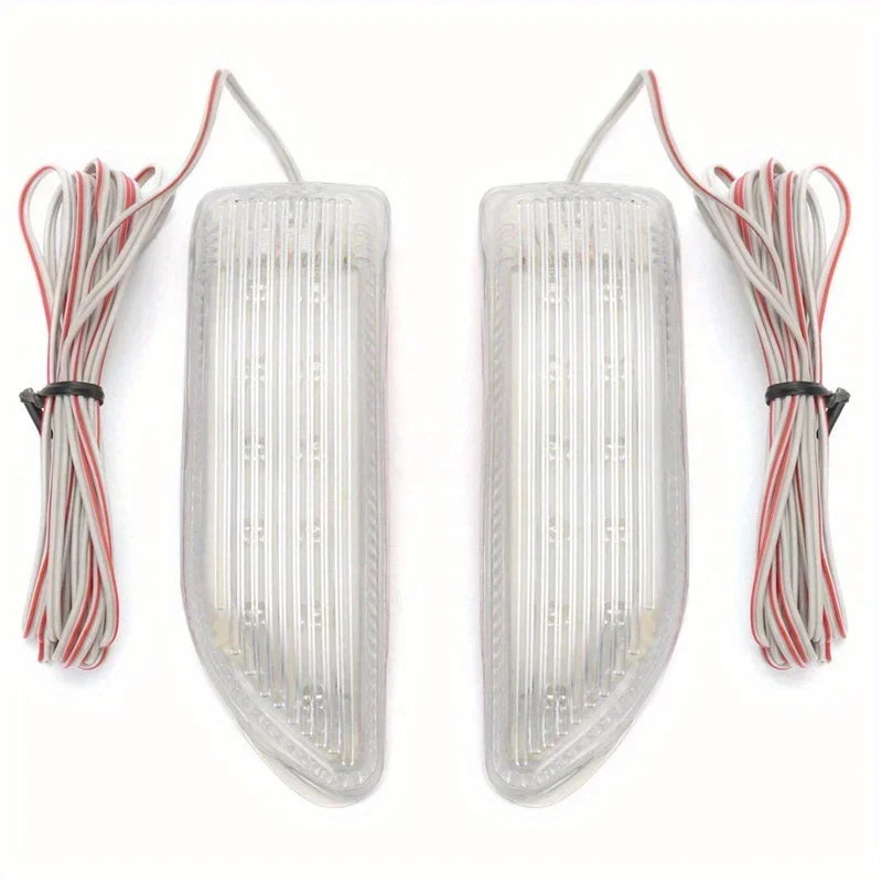 1-2pcs Turn Signal 13LED Rearview Mirror Warning anti-collision