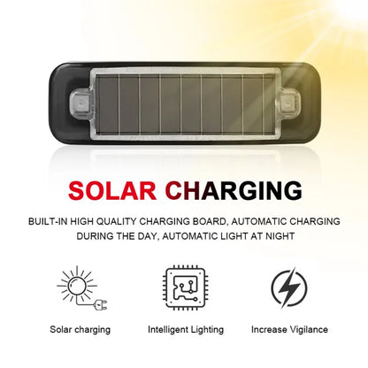 1PC Solar Powered Warning anti-theft Alarm Flashing Indicator