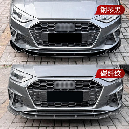 For Audi A4 S4 B9.5 S-Line 2020 Front Lip Corner Spoiler Bumper