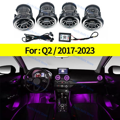 For Audi Q2 2017-2023 256 Colour Vent Interior Turbine Air