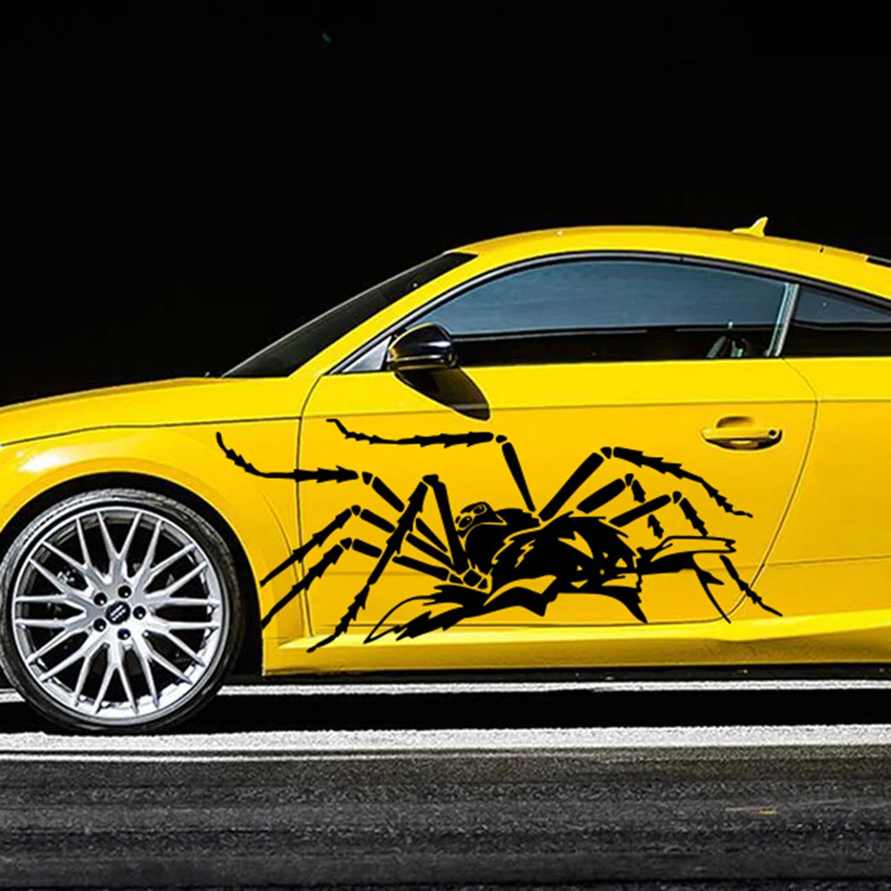 Large Cartoon Spider Animal Sticker Decal Door Side Body