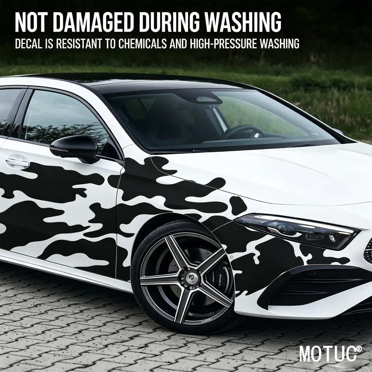For Modified Sedans 2PCS large-area Camouflage Pattern Side Body