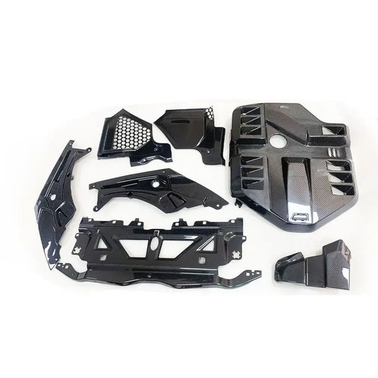 For BMW G80 G81 G82 G83 Dry Carbon Fiber Engine Ecu Battery