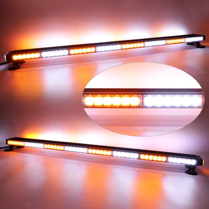 For Tow Amber White Strobe Warning Bar Truck Orange Beacon