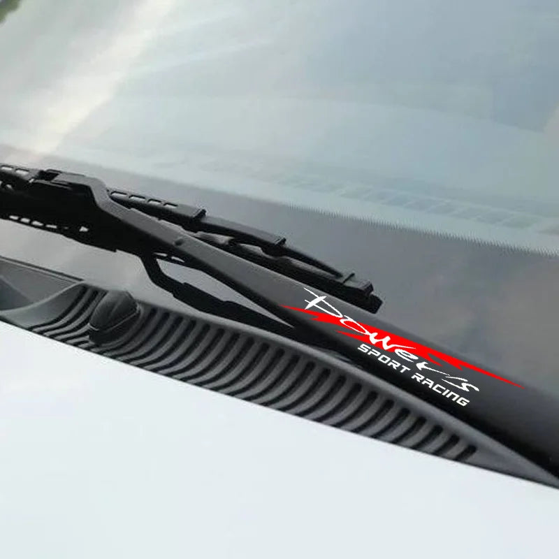 2PCS Sport Stickers Waterproof Sunproof Durable Colorful Laser