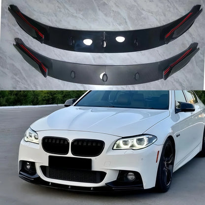 For BMW 5 Series F10 F11 Front Bumper Lip Spoiler Diffuser