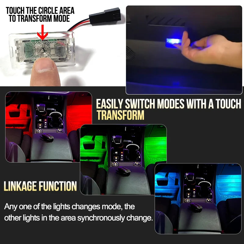 For Tesla Model 3 X S Y Interior Fit Footwell Lighting Trunk