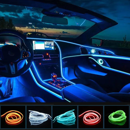 Interior Atmosphere Lighting Strip Flexible El Cold Line Tube