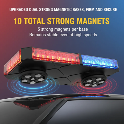 For Vehicles Pickup Trailer 48 Magnetic Warning Roof Rotating