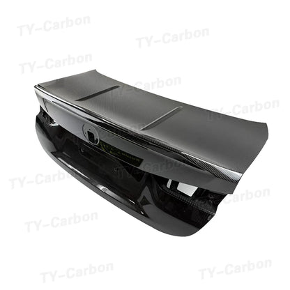 For BMW 3 4 Series G20 Dry Carbon Fiber Rear Bumper Tail Spoiler