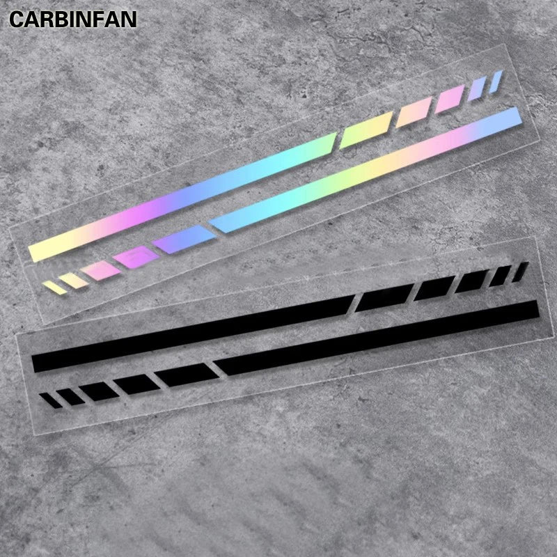 Horizontal Stripe Sticker Removable Waterproof Window Body Pvc