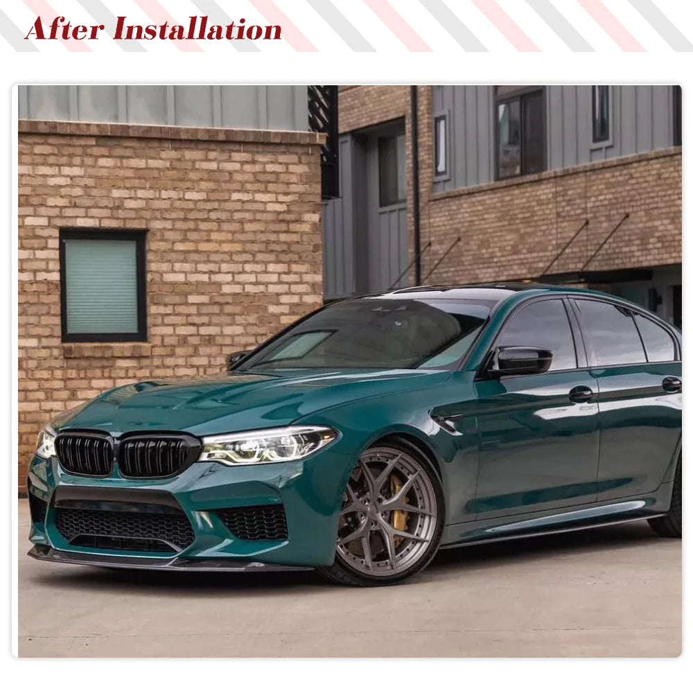 For BMW 5 Series F90 M5 Carbon Fiber Frp Front Lip Spoiler