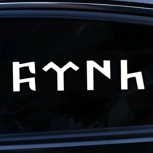 Gokturk Turkish Sticker Waterproof Vinyl Decal Stickers 20CM