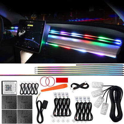 For Tesla BMW Audi etc. Ambient Symphony RGB Color Interior