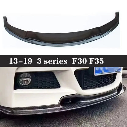 For BMW 3 Series F30 F35 Carbon Fiber Front Lip Bumper Diffuser