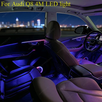 For Audi Q8 Ambient Lighting Models Colors Suitable From 2018