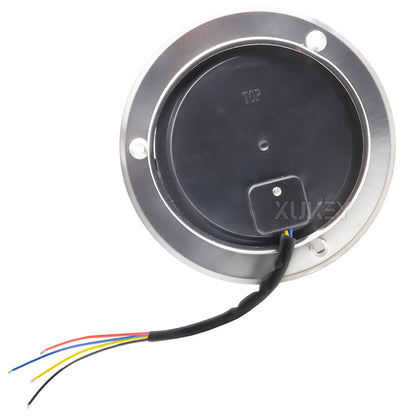 Pair 12V 24V Round Red Amber Tail Brake Rear