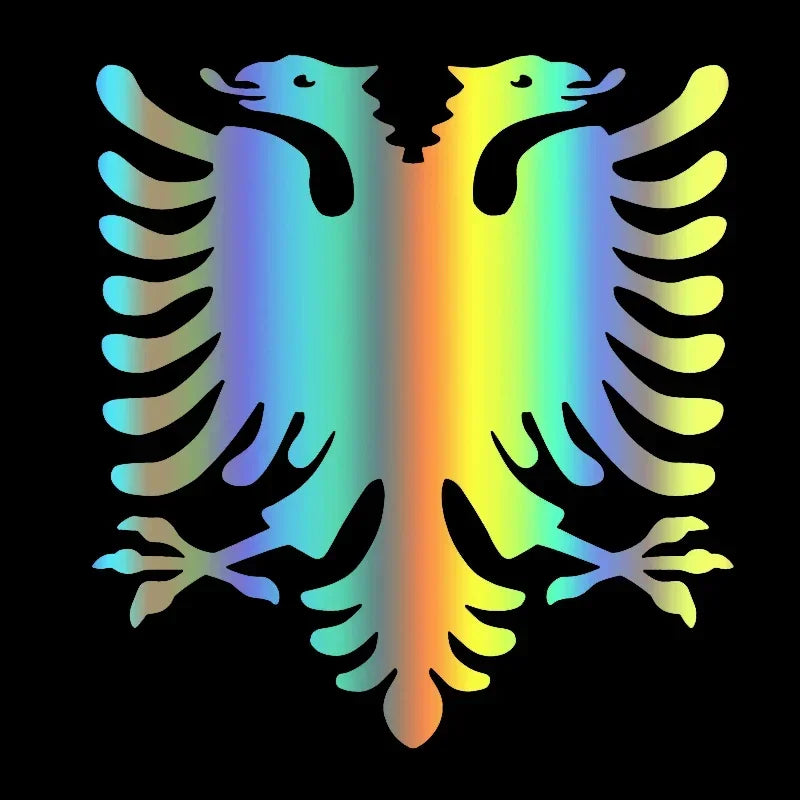 Sticker Vinyl Decal Albanian Double Headed Eagle Waterproof