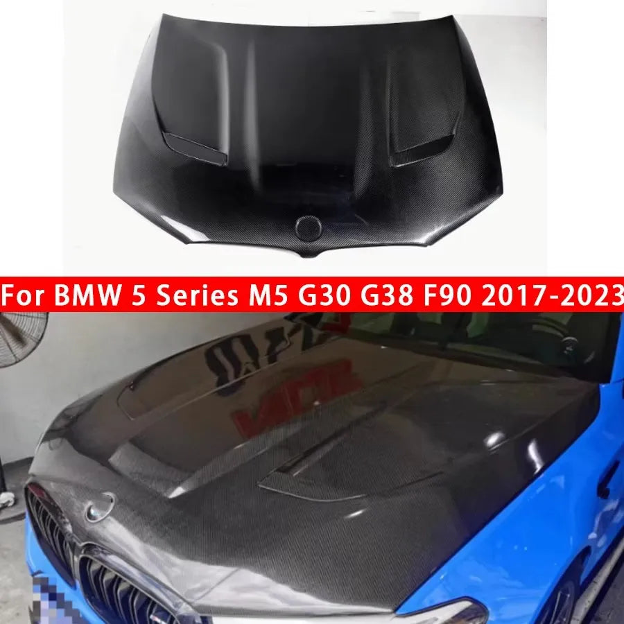 For BMW 5 Series M5 F90 G30 G38 2017-2023 Carbon Fiber Hood
